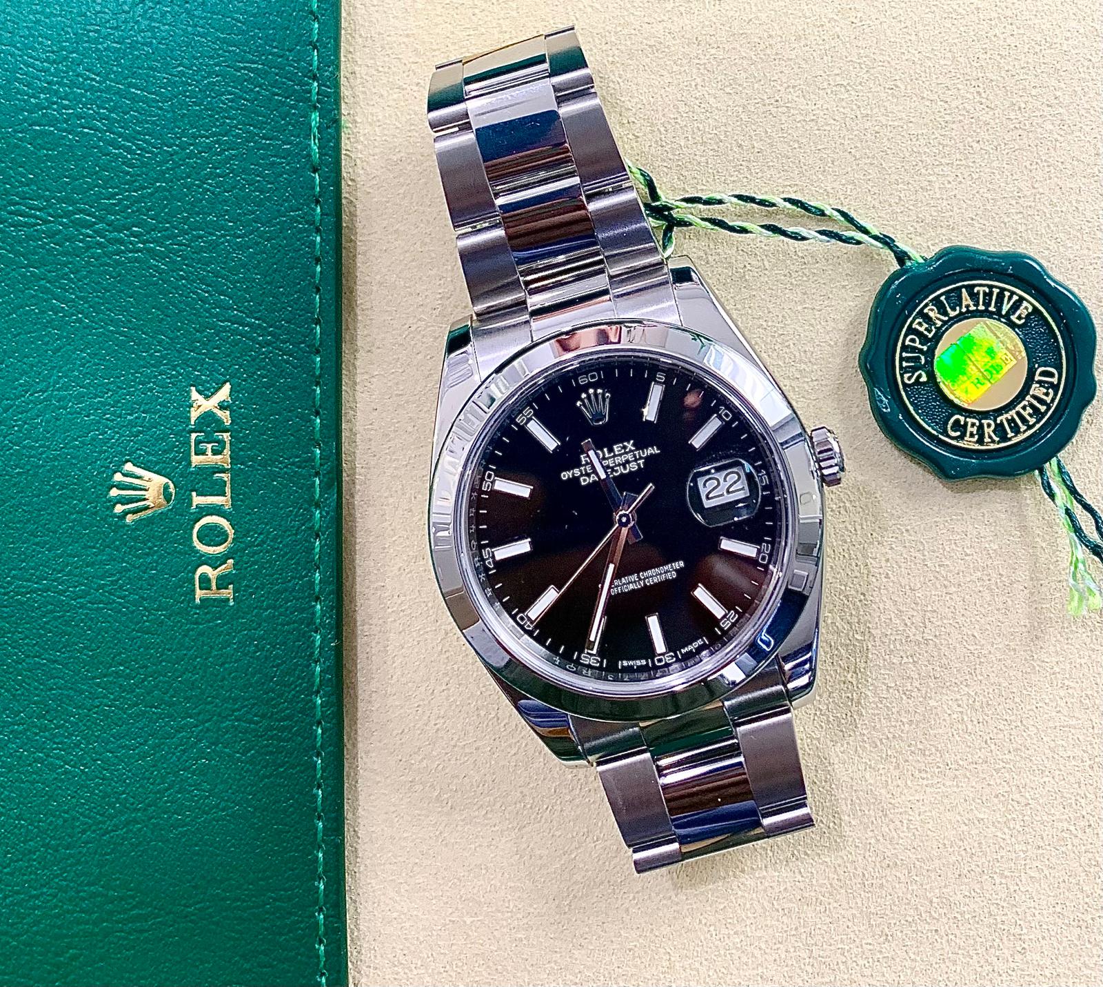 Rolex DATEJUST 41 Oyster Nero